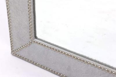 French Modern Pony and Nickel Mirror