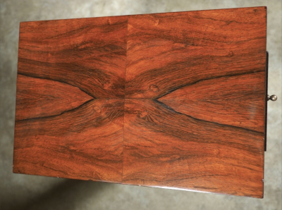 French Modernist rosewood table