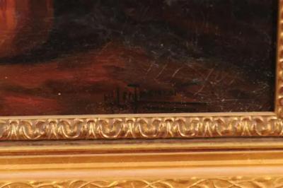 French Napoleon III 1860s Still Life Oil Painting Depicting Roses and Fruits