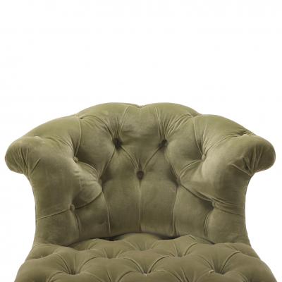 French Napoleon III Boudoir Chair C 1860