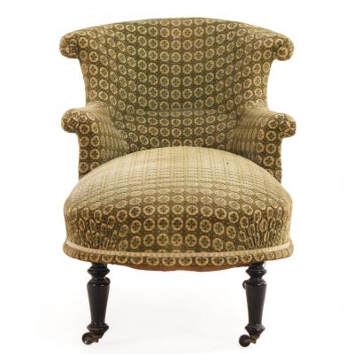 French Napoleon III Chaise Longue C 1860