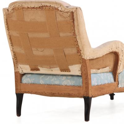 French Napoleon III Chaise Longue with Turned Legs C 1860
