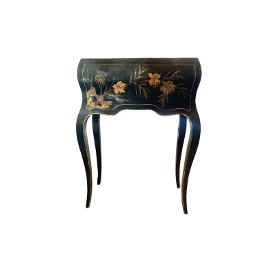 French Napoleon III Lacquered Secretarial Desk