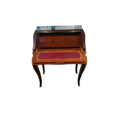 French Napoleon III Lacquered Secretarial Desk