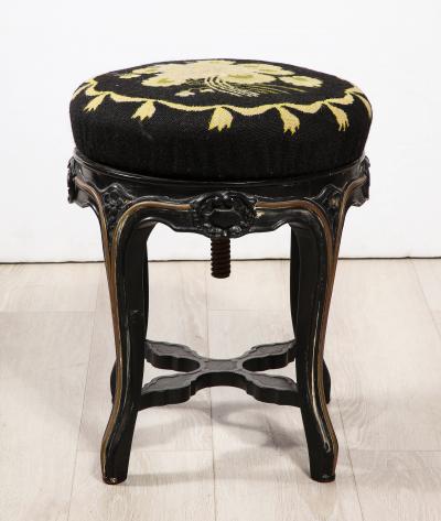 French Napoleon III Piano Stool