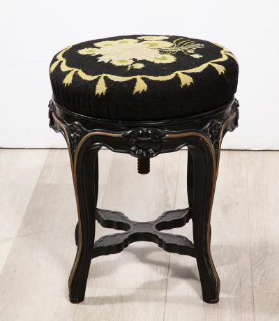 French Napoleon III Piano Stool