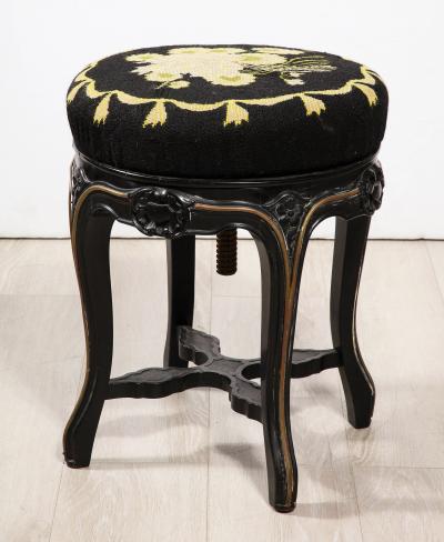 French Napoleon III Piano Stool