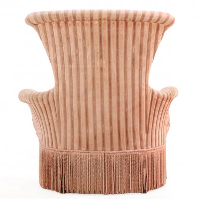 French Napoleon III Walnut Armchair C 1870 