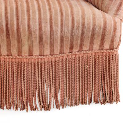French Napoleon III Walnut Armchair C 1870 
