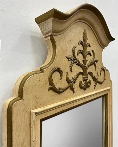 French Neoclassical Style Wood Mirrors 1960s American Made Pair