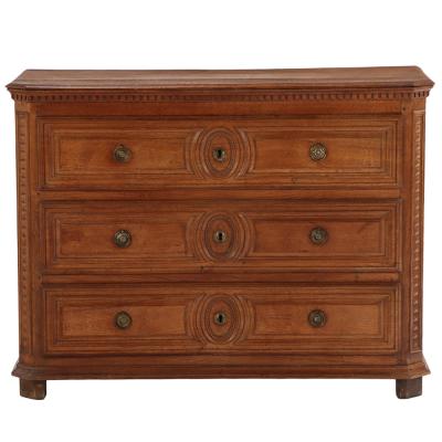 French Oak Commode Late 18th C 