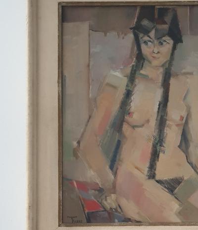 French Oil on canvas by Roger Pierre