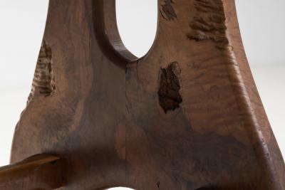 French Olive Wood Dining Table France 1970s