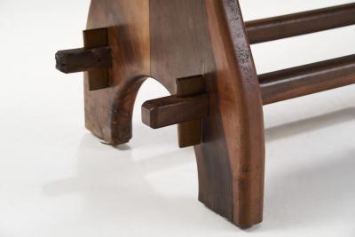 French Olive Wood Dining Table France 1970s