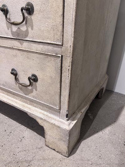 French Painted Secretary Desk with Fallfront Mid 19th Century