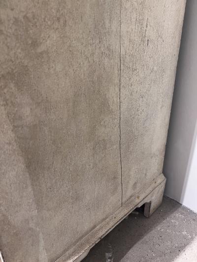 French Painted Secretary Desk with Fallfront Mid 19th Century