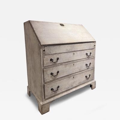 French Painted Secretary Desk with Fallfront Mid 19th Century