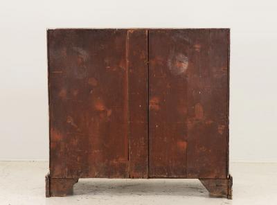 French Painted Secretary Desk with Fallfront Mid 19th century