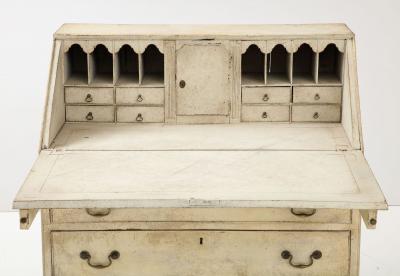 French Painted Secretary Desk with Fallfront Mid 19th century