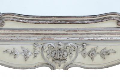 French Painted Walnut Single Door Armoire C 1880