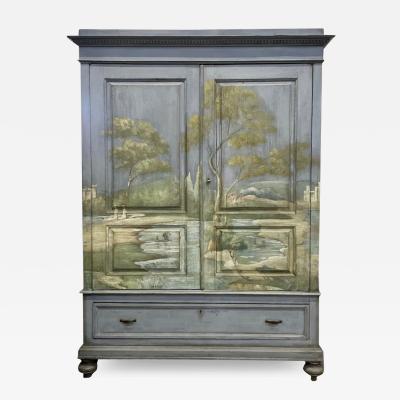 French Painted Wardrobe