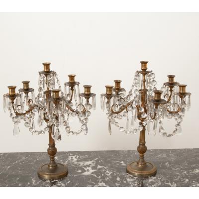 French Pair of Louis XVI Style Girandoles