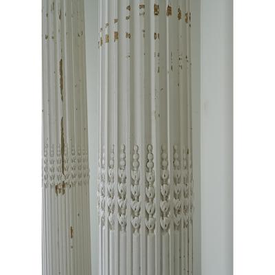 French Pair of Massive Painted Columns