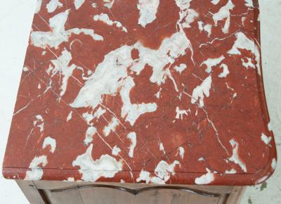 French Parisian 18th Century Marble Top Commode