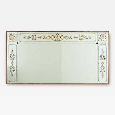 French Parisian Horizontal Bistro Mirror