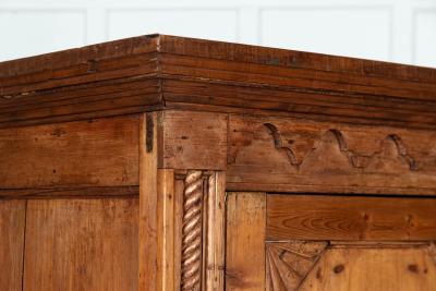 French Pine Armoire Housekeepers Cupboard