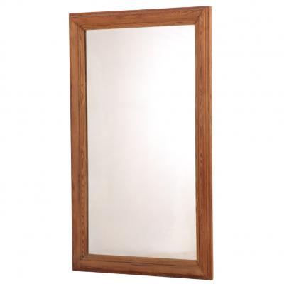 French Pine Mirror Frame 19th C 