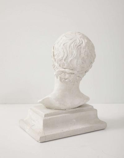 French Plaster Bust of a Classical Youth