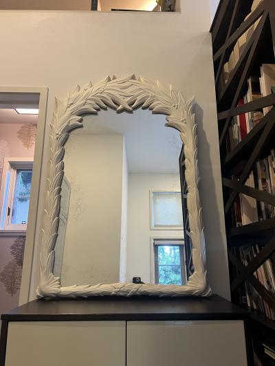 French Plaster of Paris Mirror