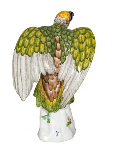 French Porcelain Figure of a Parrot