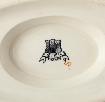 French Porcelain Fish Serving Dishes