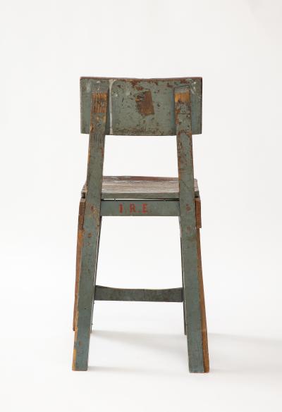 French Primitive Artist s Chair c 1950