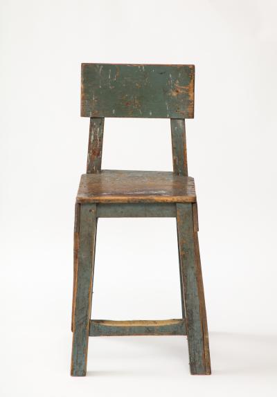 French Primitive Artist s Chair c 1950