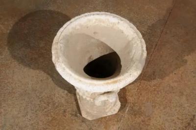 French Proven ale Medici Vase Inspired Jardini re with Carved Scenes circa 1870