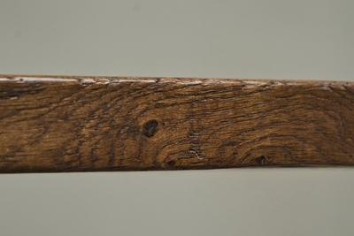 French Provincial Bench in Solid Oak Early 20th Century