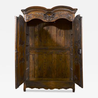 French Provincial Double Door Armoire