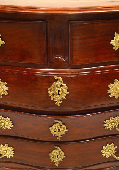 French Provincial Louis XV Mahogany Chest