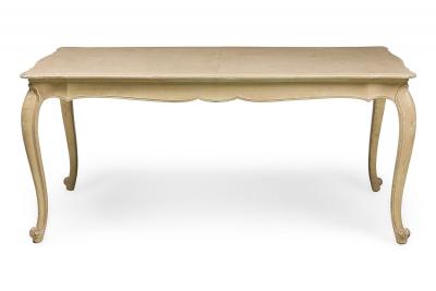 French Provincial Louis XV Painted Dining Table