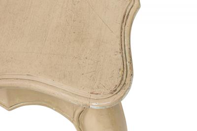 French Provincial Louis XV Painted Dining Table
