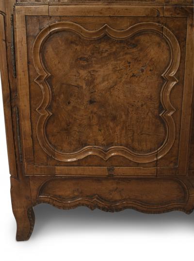 French Provincial Louis XV Walnut Commode