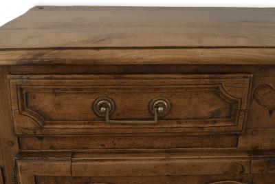 French Provincial Louis XV Walnut Commode