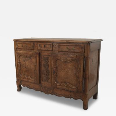 French Provincial Louis XV Walnut Commode