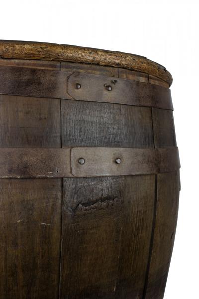 French Provincial Oak Barrel Umbrella Stand