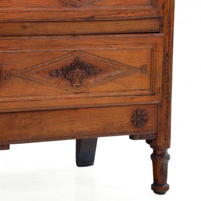 French Provincial Oak Commode C 1800