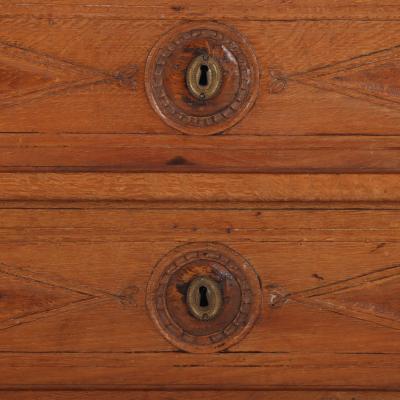 French Provincial Oak Commode C 1800