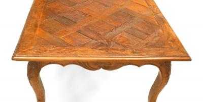 French Provincial Oak Dining Table